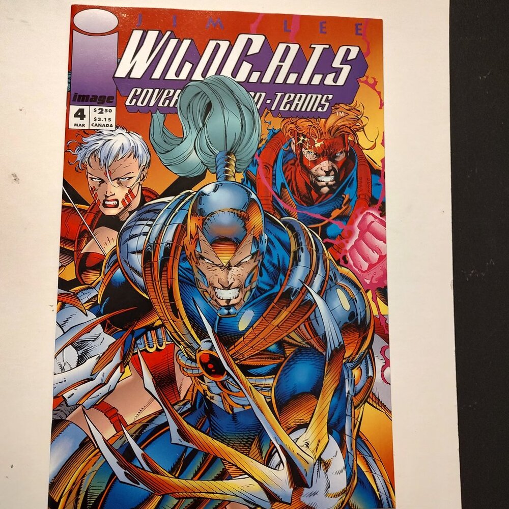 WILDCATS # 4 IMAGE COMICS STARRING YOUNGBLOOD ART BY JIM LEE & SCOTT WILLIAMS